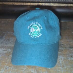 Green pebble beach hat